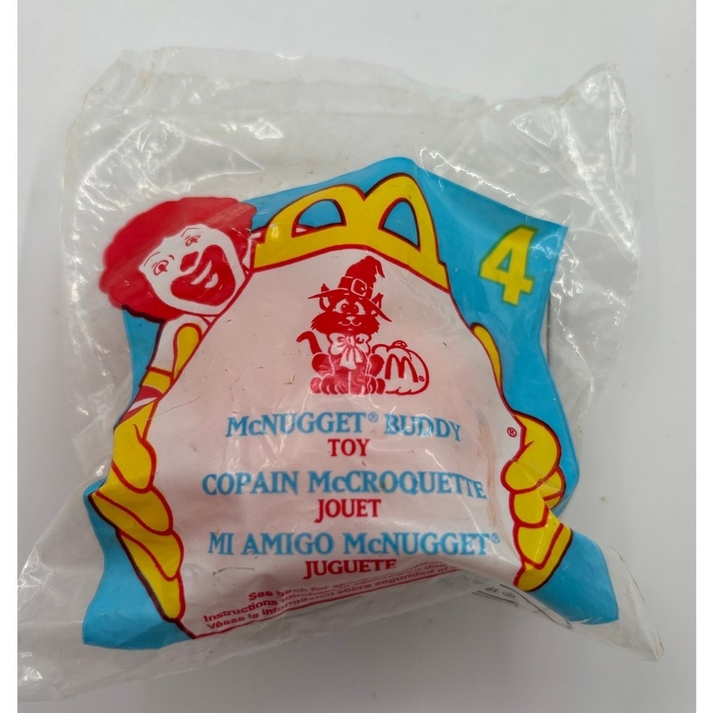 1998 McDonald's Happy‎ Meal Toy #4 MCNUGGET BUDDY Sealed